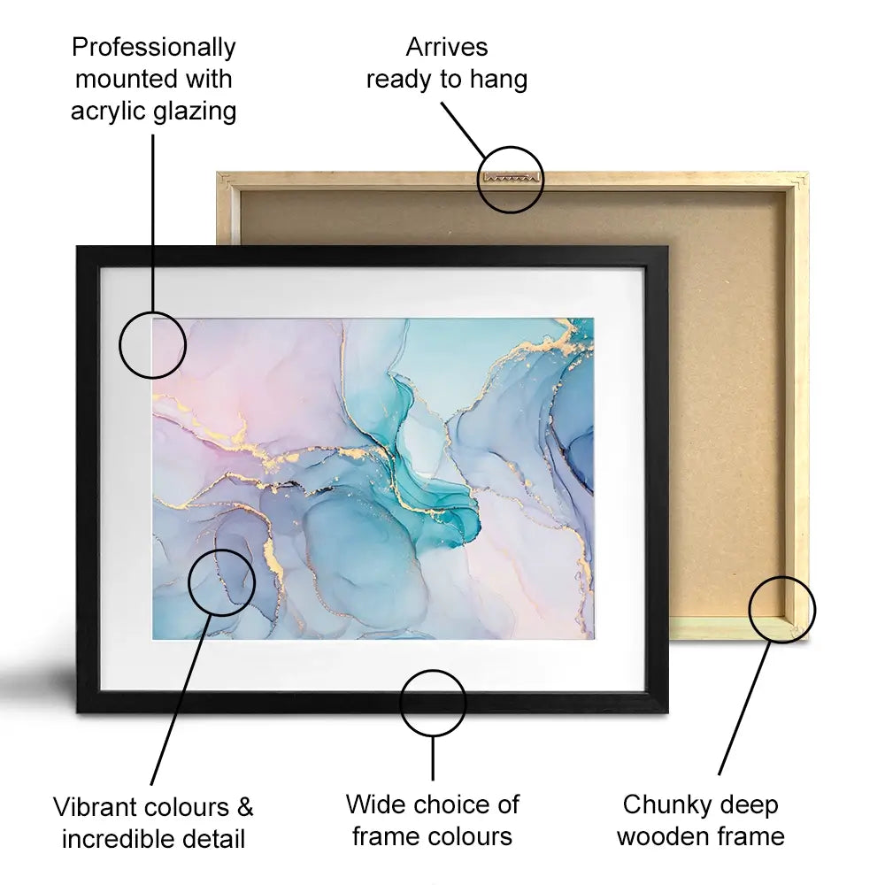 Dreamy Marble Framed Art Print Dreamy Marble Framed Art Print wall art product djero.adlibeshe yahoo.com / Shutterstock