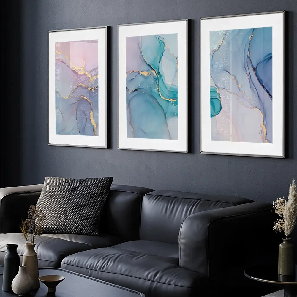 Dreamy Marble Framed Art Print Trio Dreamy Marble Framed Art Print Trio wall art product djero.adlibeshe yahoo.com / Shutterstock
