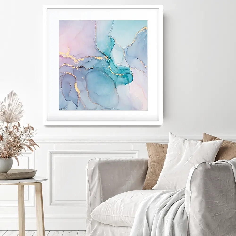 Dreamy Marble Square Framed Art Print Dreamy Marble Square Framed Art Print wall art product djero.adlibeshe yahoo.com / Shutterstock