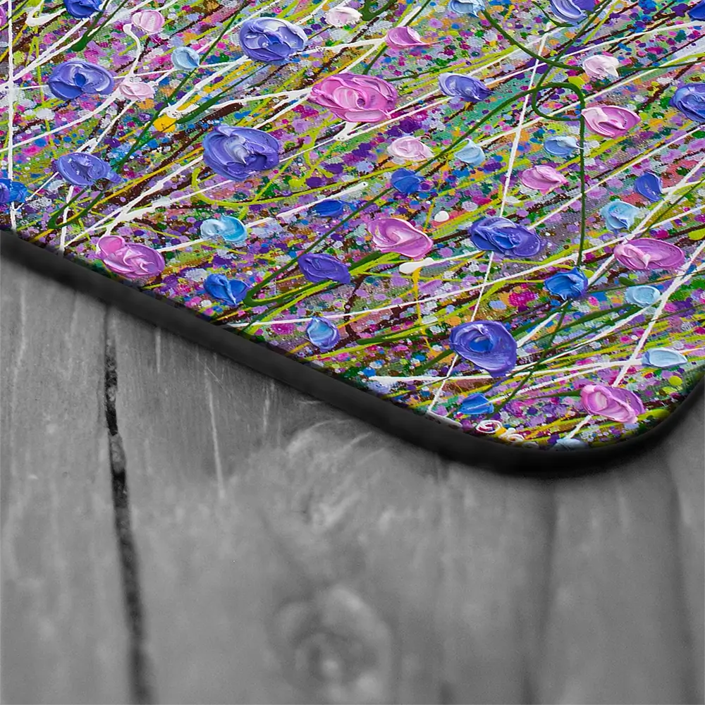 Dreamy Meadow Coaster Set Rainbow Soul Tree Coaster Set | Rainbow Soul Tree Art Coasters wall art product Olga Tkachyk