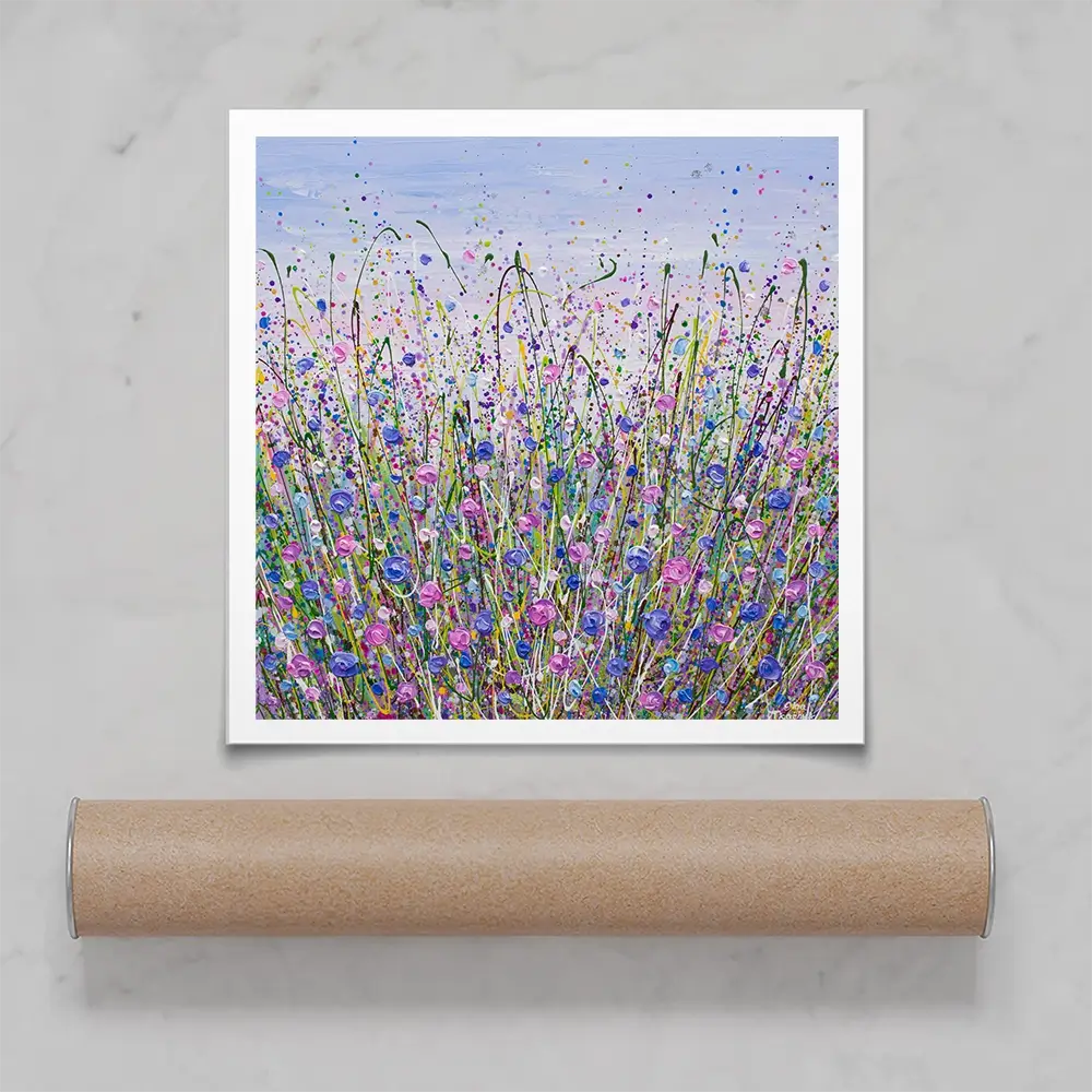 Dreamy Meadow Square Art Print Dreamy Meadow Square Art Print wall art product Olga Tkachyk
