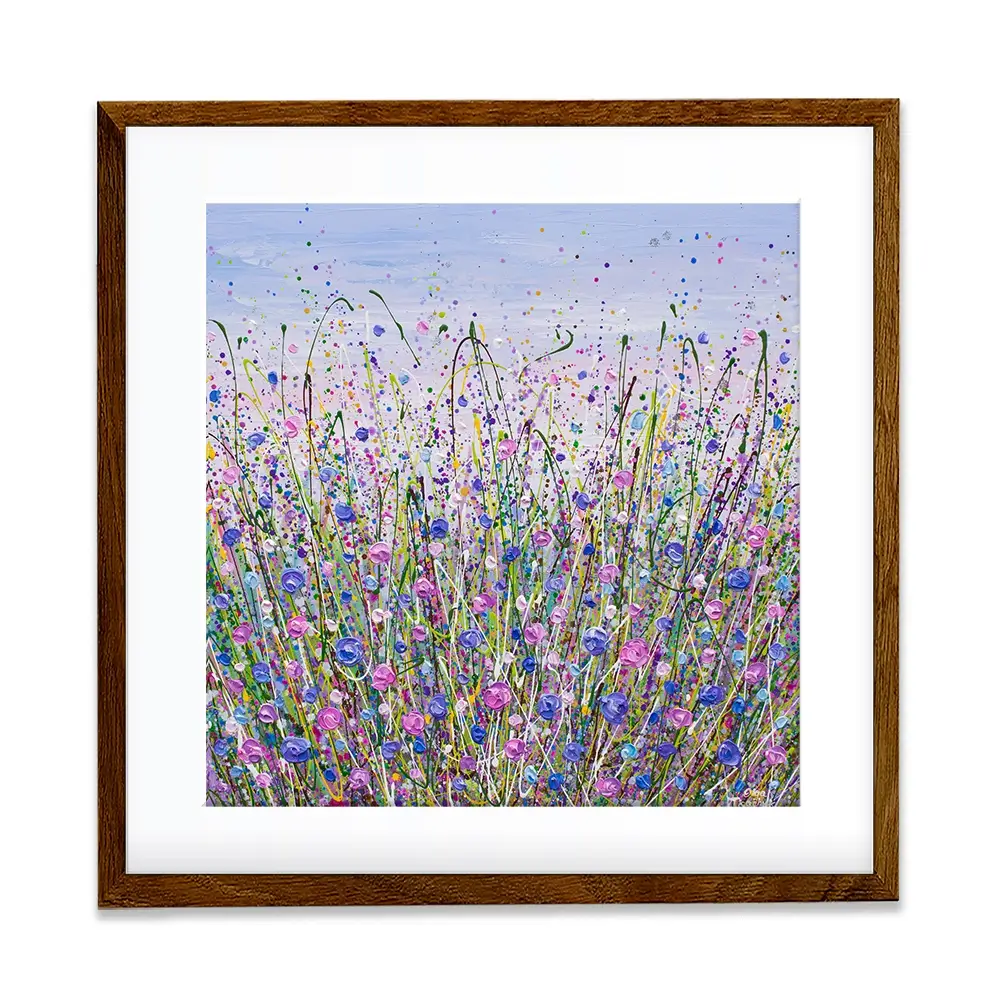 Dreamy Meadow Square Framed Art Print Dreamy Meadow Square Framed Art Print wall art product Olga Tkachyk