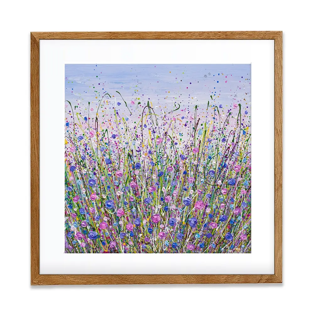 Dreamy Meadow Square Framed Art Print Dreamy Meadow Square Framed Art Print wall art product Olga Tkachyk