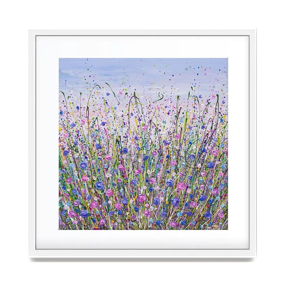 Dreamy Meadow Square Framed Art Print Dreamy Meadow Square Framed Art Print wall art product Olga Tkachyk