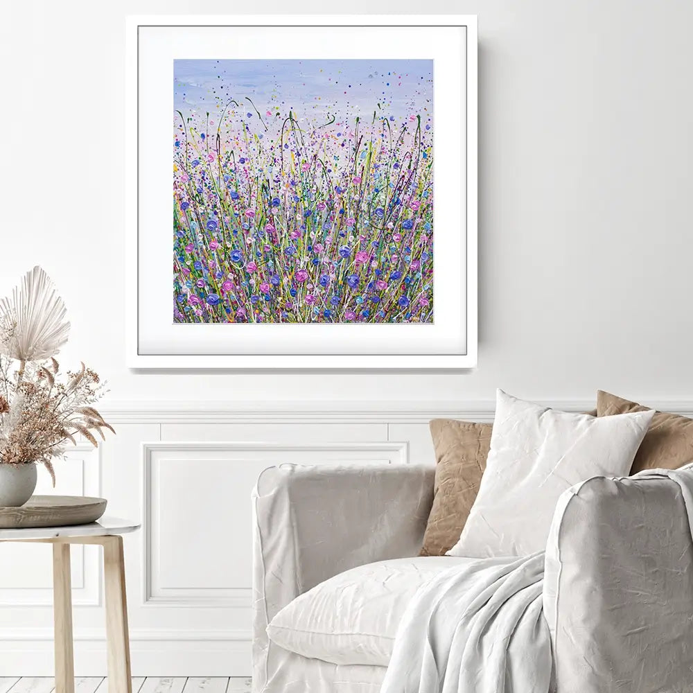 Dreamy Meadow Square Framed Art Print Dreamy Meadow Square Framed Art Print wall art product Olga Tkachyk