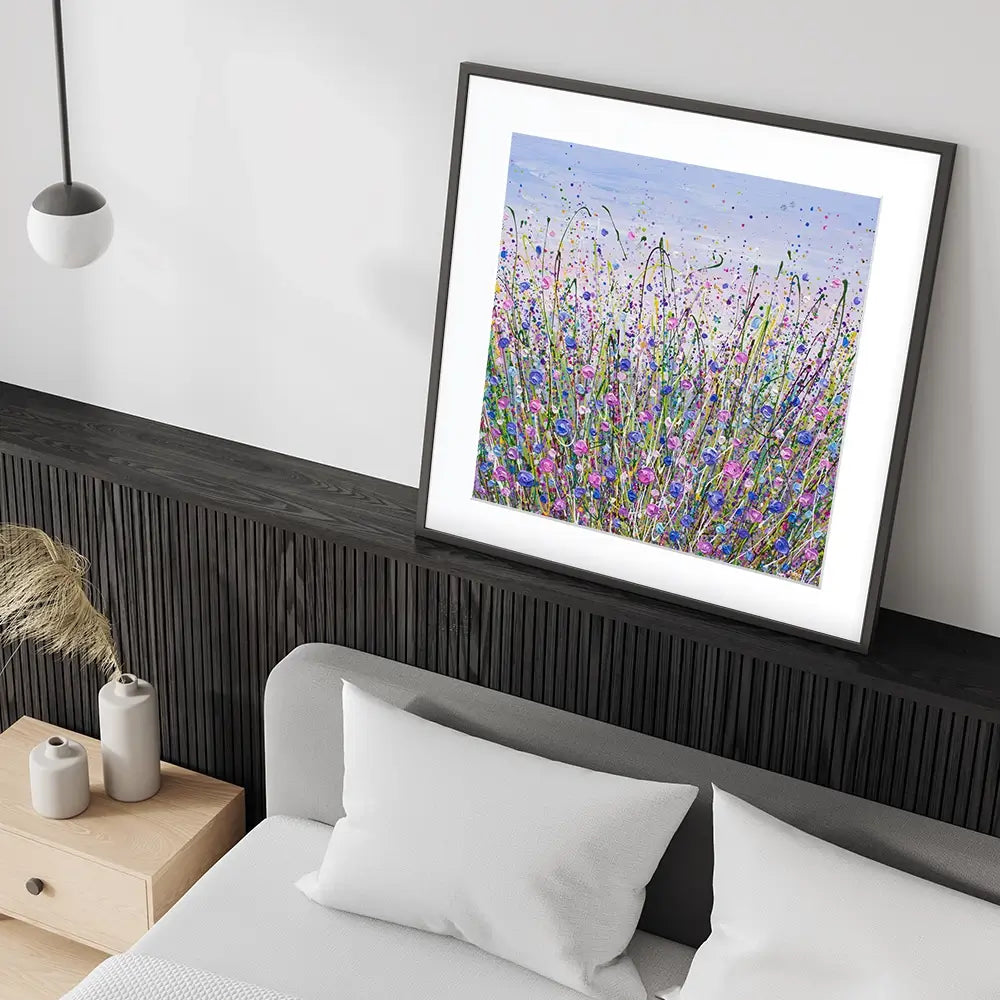 Dreamy Meadow Square Framed Art Print Dreamy Meadow Square Framed Art Print wall art product Olga Tkachyk