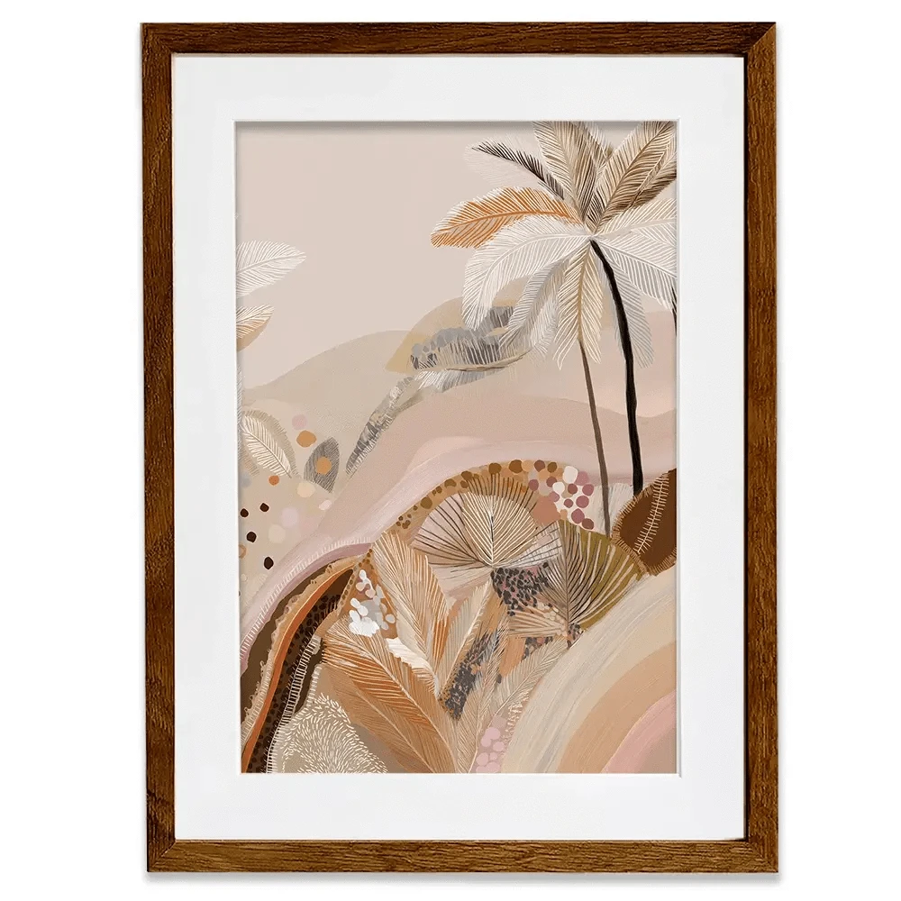 Dreamy Palms Framed Art Print Dreamy Palms Framed Art Print wall art product Isabella Karolewicz