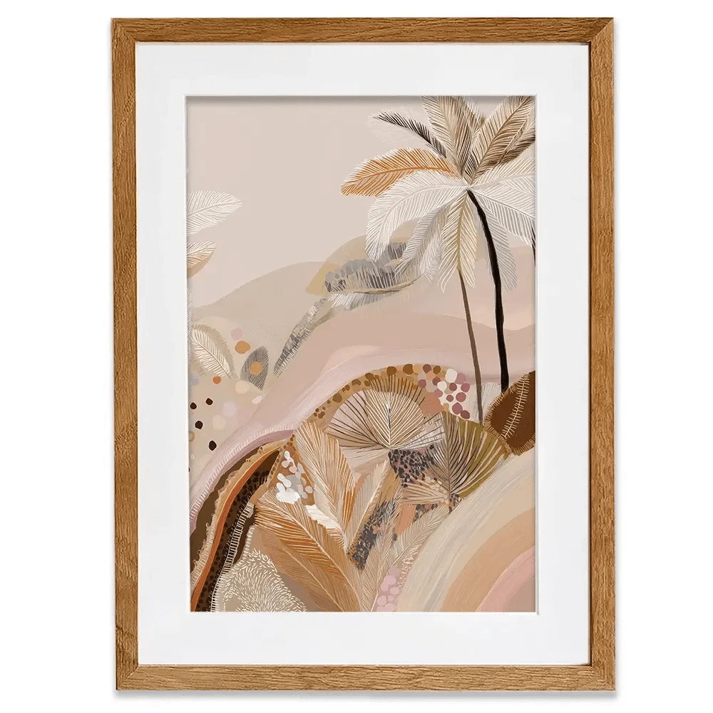 Dreamy Palms Framed Art Print Dreamy Palms Framed Art Print wall art product Isabella Karolewicz