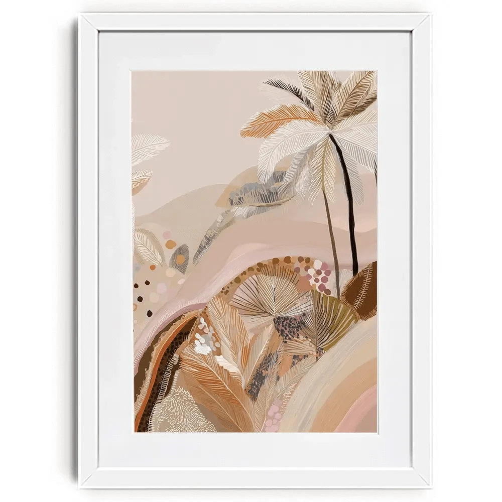 Dreamy Palms Framed Art Print Dreamy Palms Framed Art Print wall art product Isabella Karolewicz