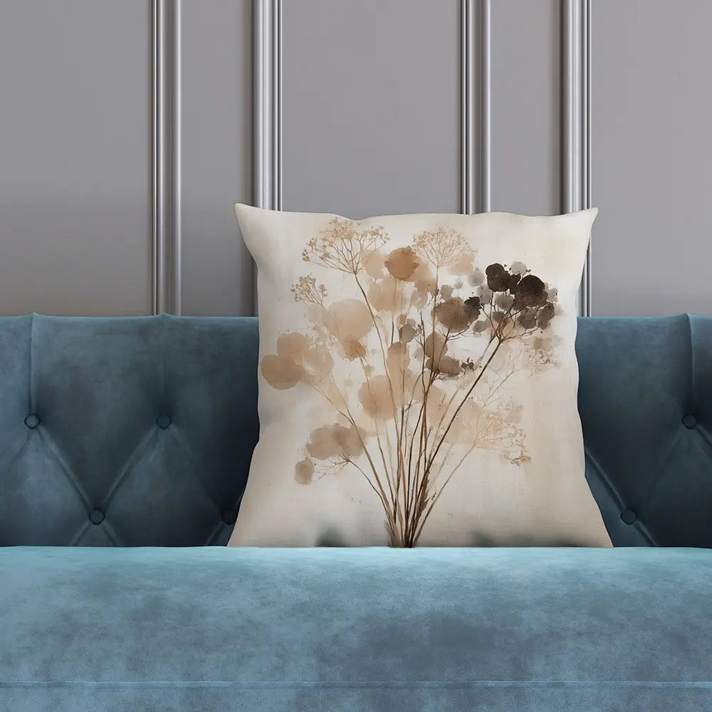 Dried Florals Cushion Dried Florals Cushion wall art product Chromatic Storm Studio