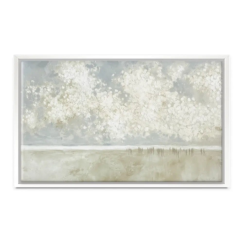 Drifting Blossom Sky Canvas Print Drifting Blossom Sky Canvas Print wall art product Chromatic Storm Studio
