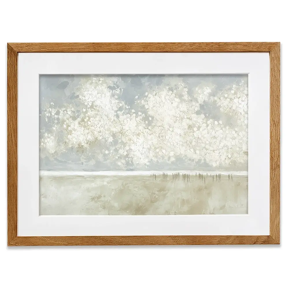 Drifting Blossom Sky Framed Art Print Drifting Blossom Sky Framed Art Print wall art product Chromatic Storm Studio
