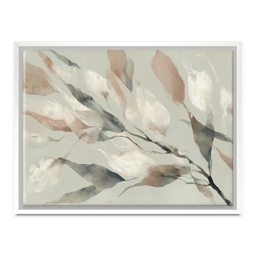 Drifting Coral Petals Canvas Print Drifting Coral Petals Canvas Print wall art product Chromatic Storm Studio