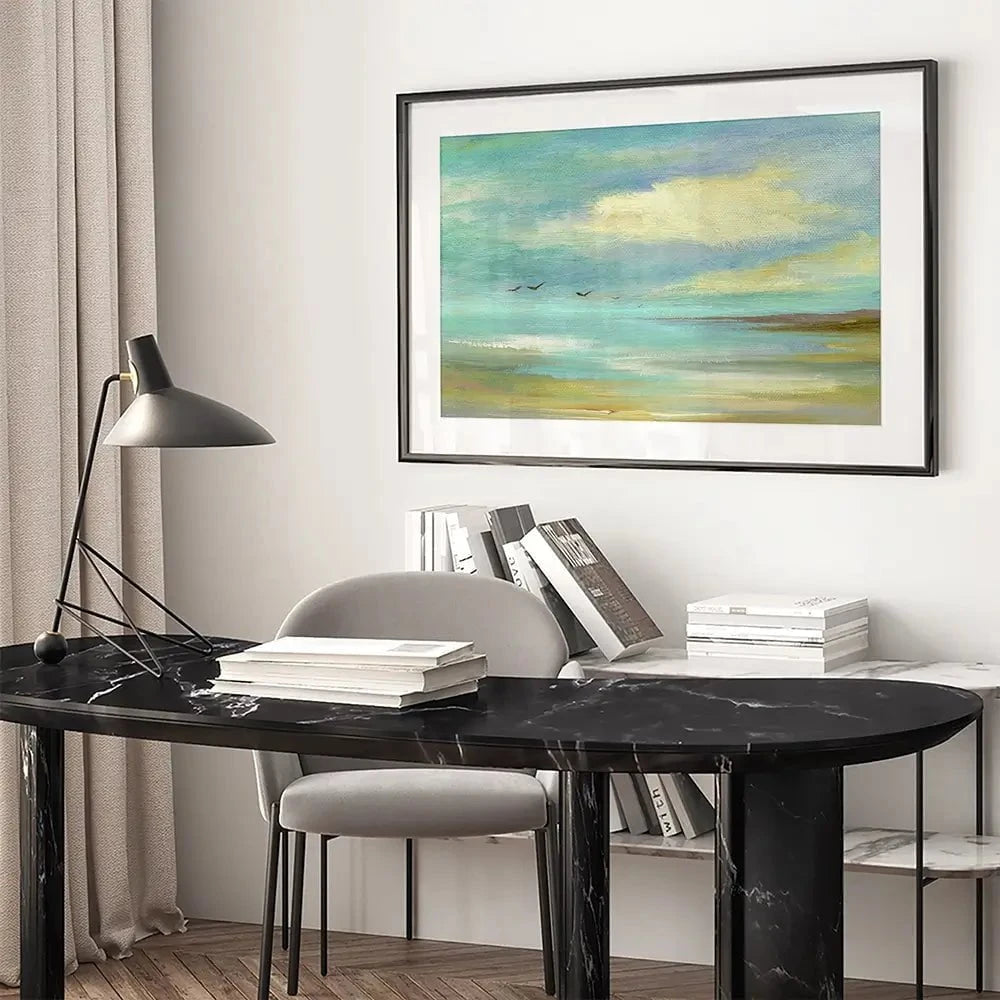 Drifting Framed Art Print Drifting Framed Art Print wall art product Sheila Finch
