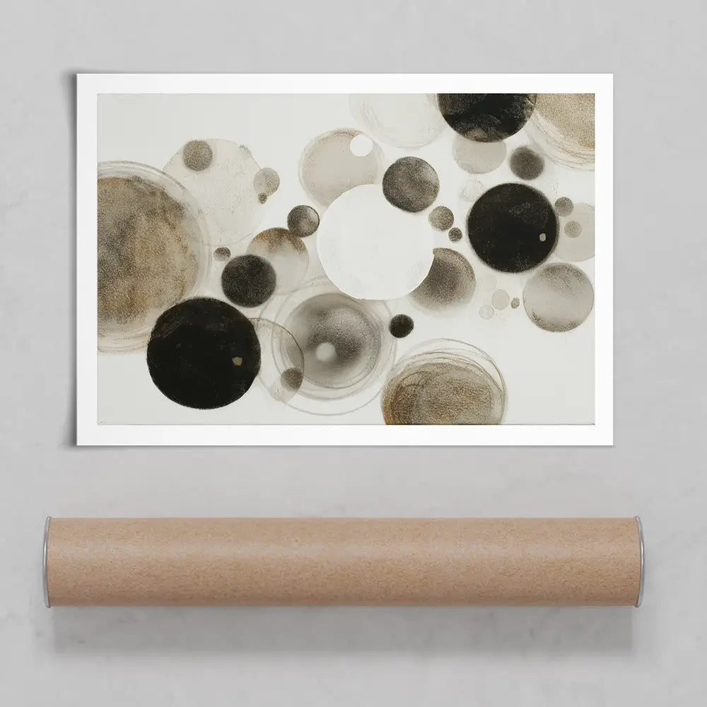 Drifting Orb Abstract Art Print Drifting Orb Abstract Art Print wall art product Chromatic Storm Studio