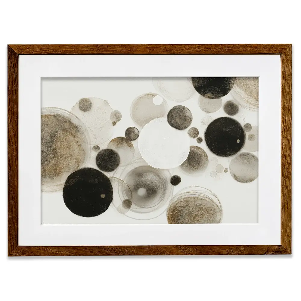 Drifting Orb Abstract Framed Art Print Drifting Orb Abstract Framed Art Print wall art product Chromatic Storm Studio