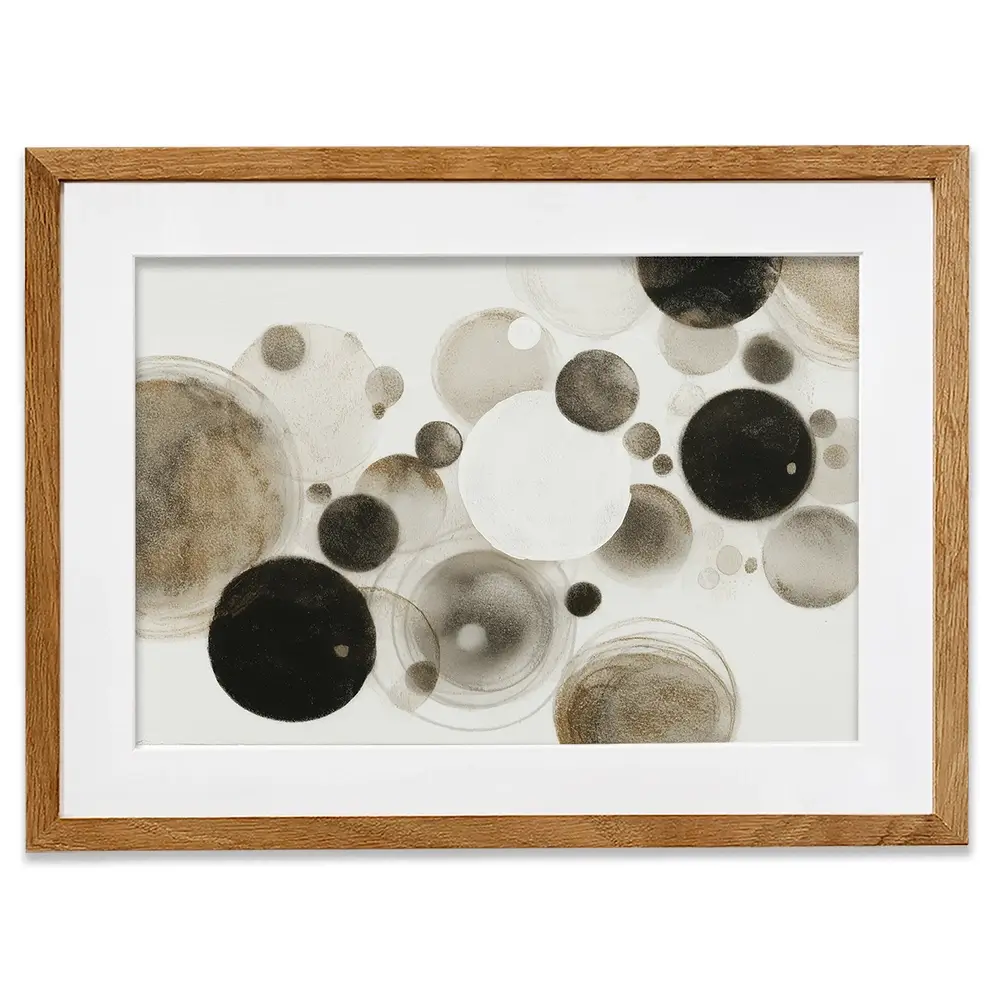 Drifting Orb Abstract Framed Art Print Drifting Orb Abstract Framed Art Print wall art product Chromatic Storm Studio