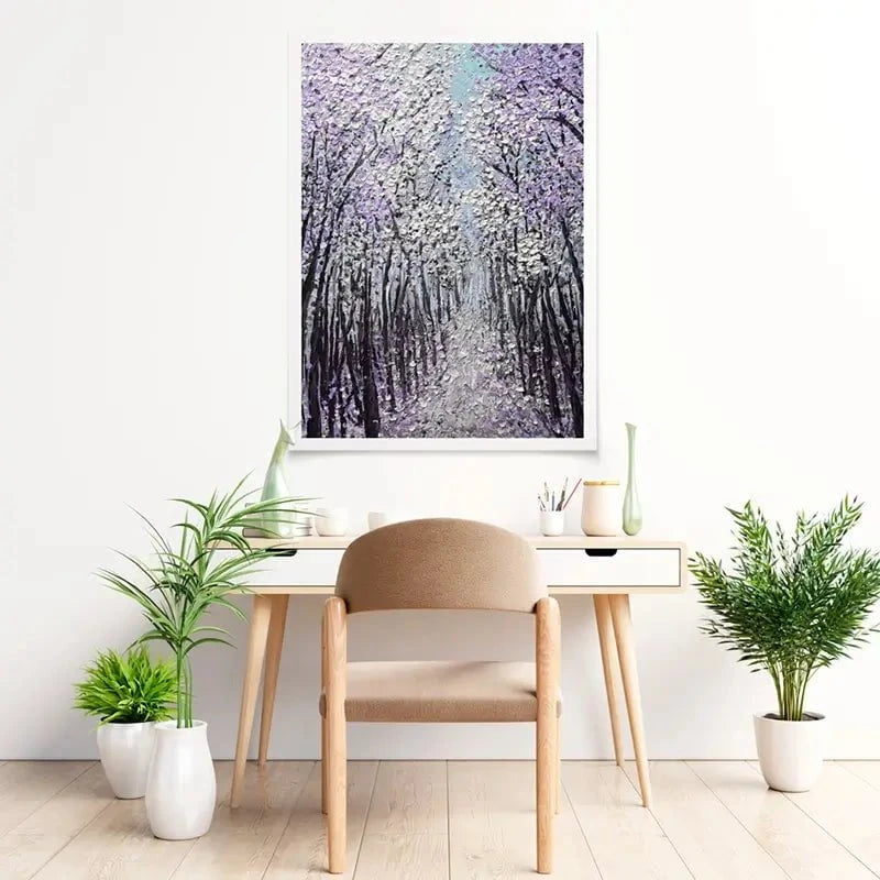 Driftwood In Purple Art Print Driftwood In Purple Art Print wall art product Nada Khatib