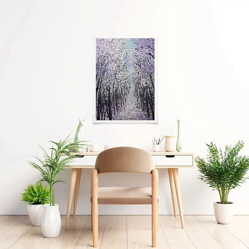 Driftwood In Purple Art Print Driftwood In Purple Art Print wall art product Nada Khatib