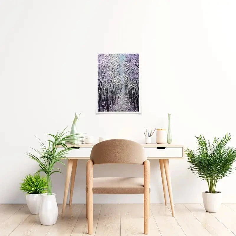 Driftwood In Purple Art Print Driftwood In Purple Art Print wall art product Nada Khatib