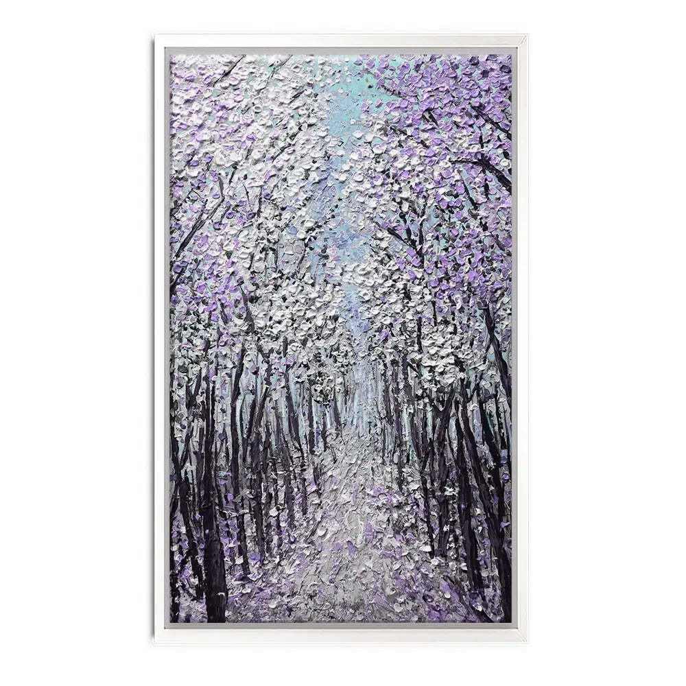Driftwood In Purple Canvas Print Driftwood In Purple Canvas Print wall art product Nada Khatib