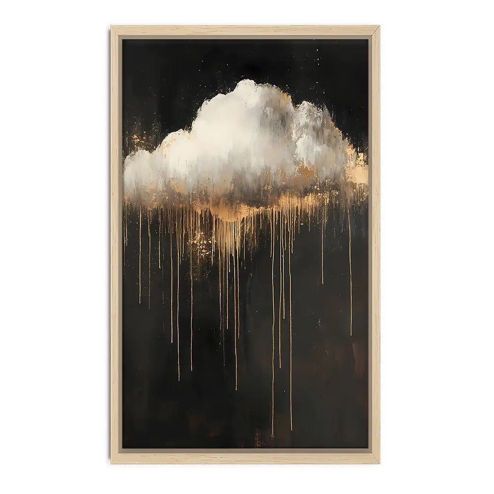 Dripping Cloud Canvas Print Dripping Cloud Canvas Print wall art product IAmHomeStudio