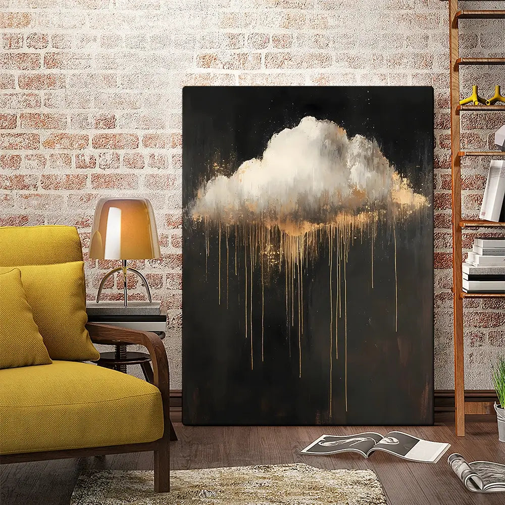 Dripping Cloud Canvas Print Dripping Cloud Canvas Print wall art product IAmHomeStudio