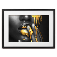Dripping Framed Art Print wall art product H Cleary