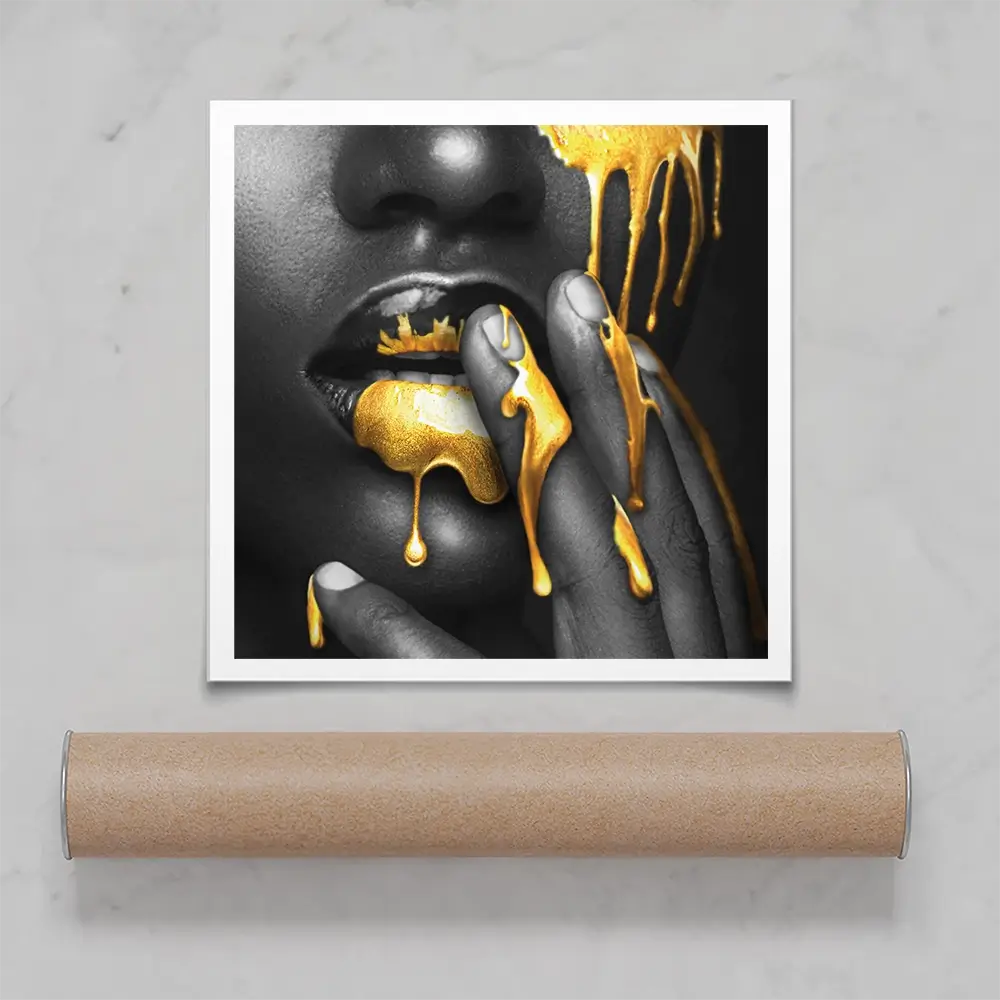 Dripping Square Art Print Dripping Square Art Print wall art product Art Print Shop