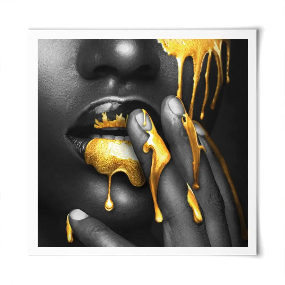 Dripping Square Art Print Dripping Square Art Print wall art product Art Print Shop