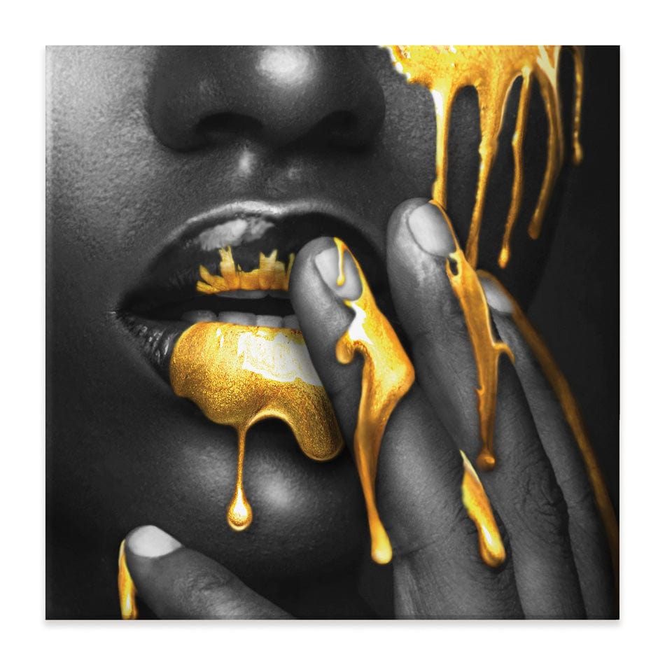 Dripping Square Canvas Print wall art product H Cleary