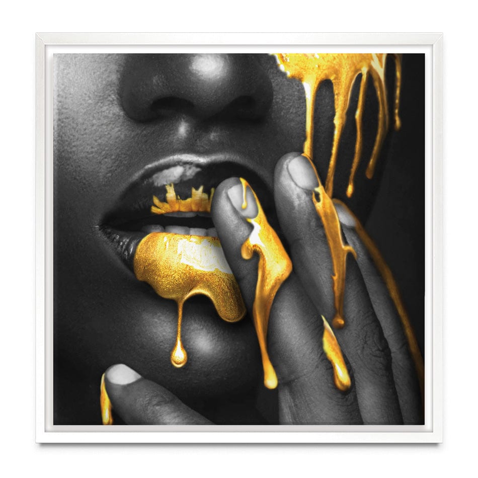 Dripping Square Canvas Print wall art product H Cleary