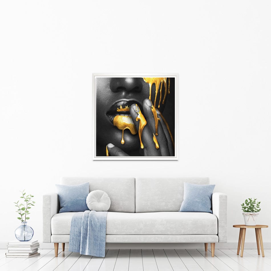 Dripping Square Canvas Print wall art product H Cleary