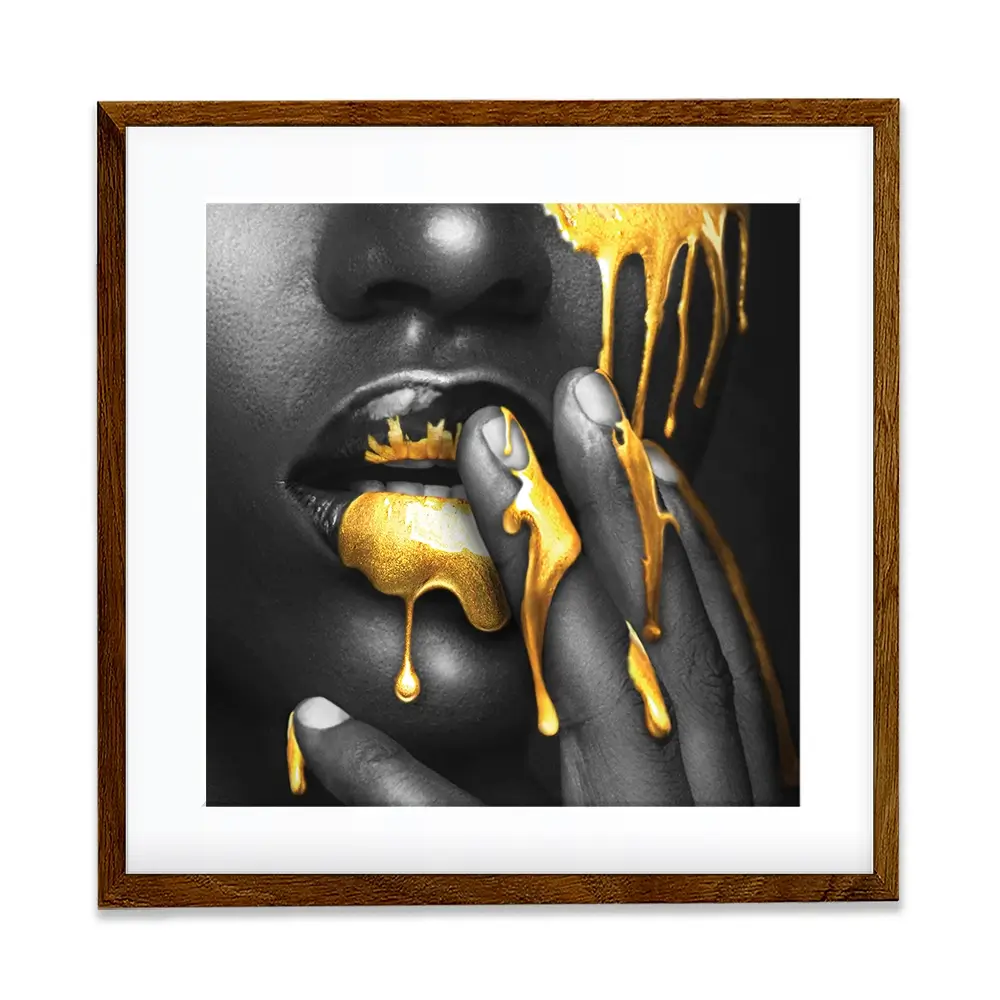 Dripping Square Framed Art Print Dripping Square Framed Art Print wall art product Art Print Shop