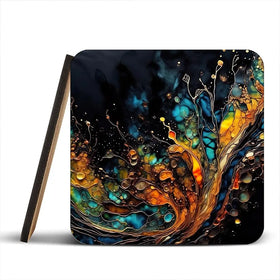 Droplets Journey Coaster Set Droplets Journey Coaster Set wall art product Violeta Allaberdieva