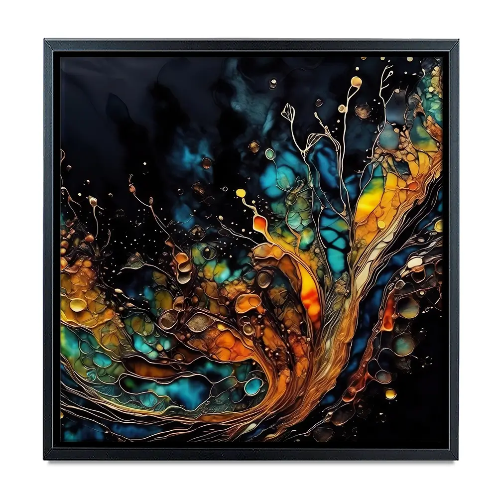 Droplets Journey Square Canvas Print Droplets Journey Square Canvas Print wall art product Violeta Allaberdieva