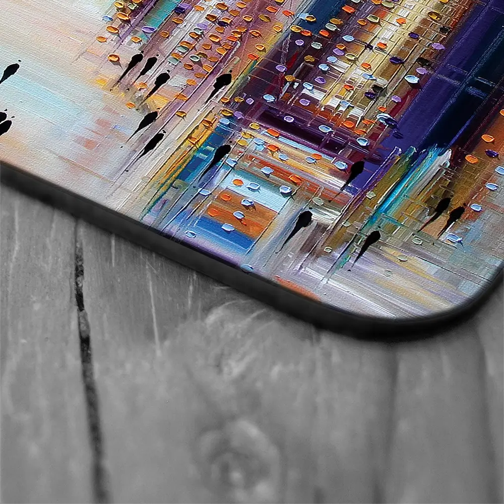 Drowning In The Sun Coaster Set Rainbow Soul Tree Coaster Set | Rainbow Soul Tree Art Coasters wall art product Ekaterina Ermilkina