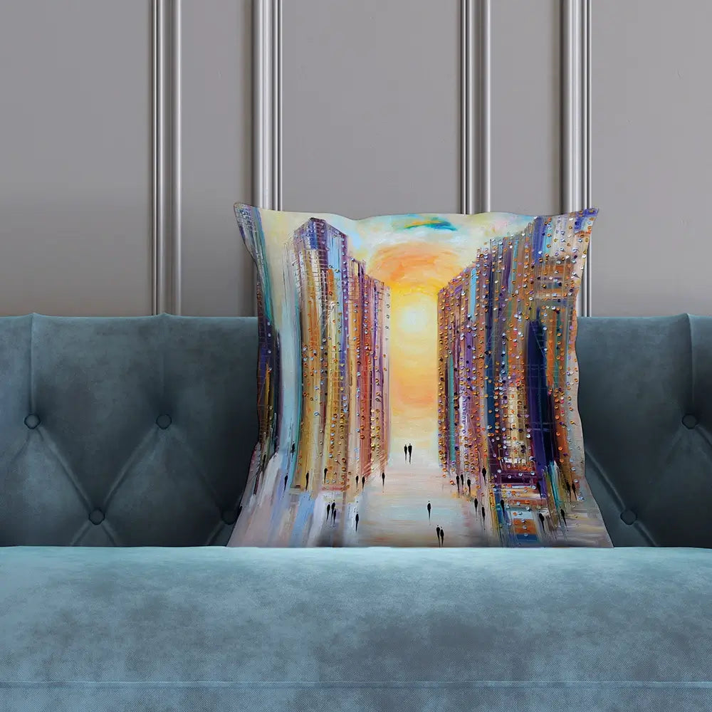 Drowning In The Sun Cushion Drowning In The Sun Cushion wall art product Ekaterina Ermilkina