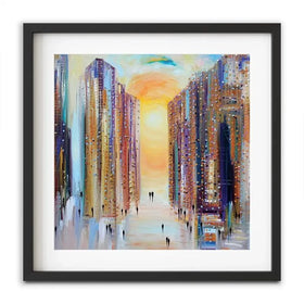 Drowning In The Sun Framed Art Print Drowning In The Sun Framed Art Print wall art product Ekaterina Ermilkina