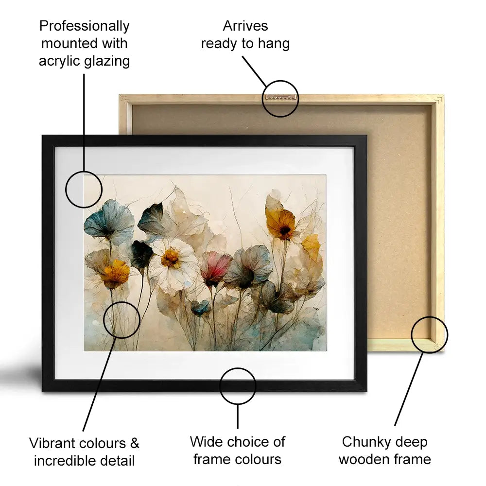 Dry Bouquet Framed Art Print Dry Bouquet Framed Art Print wall art product Treechild