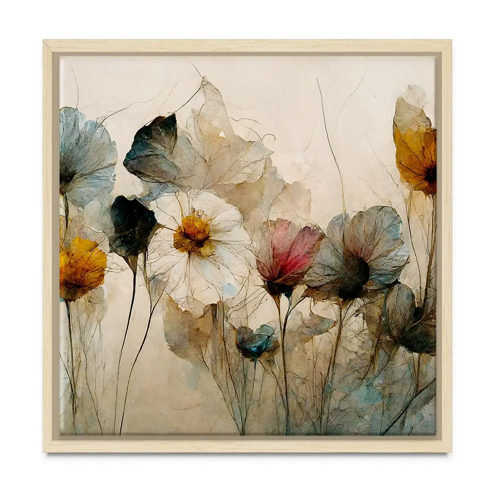 Dry Bouquet Square Canvas Print Dry Bouquet Square Canvas Print wall art product Treechild