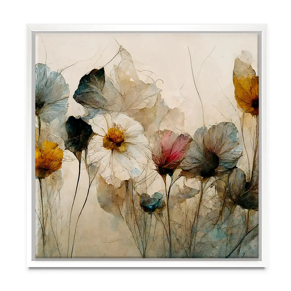 Dry Bouquet Square Canvas Print Dry Bouquet Square Canvas Print wall art product Treechild