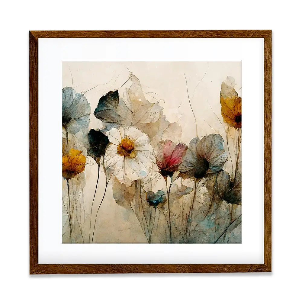 Dry Bouquet Square Framed Art Print Dry Bouquet Square Framed Art Print wall art product Treechild