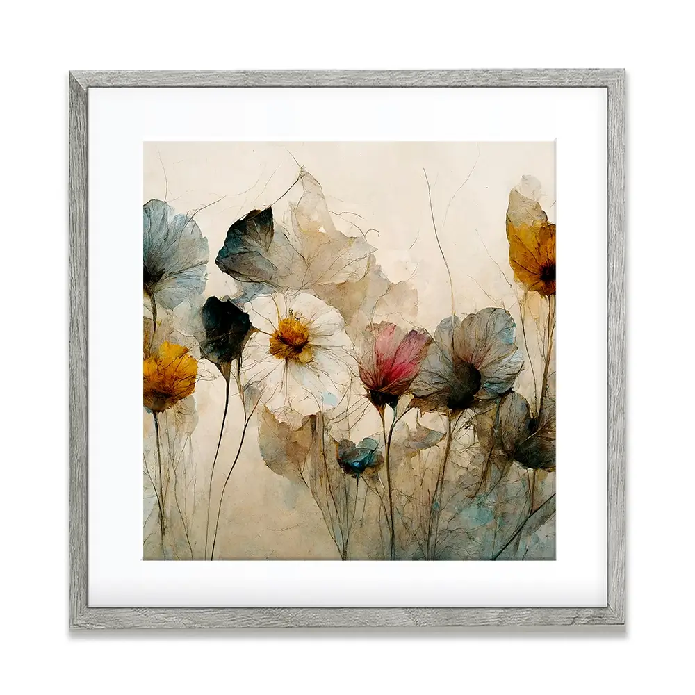 Dry Bouquet Square Framed Art Print Dry Bouquet Square Framed Art Print wall art product Treechild