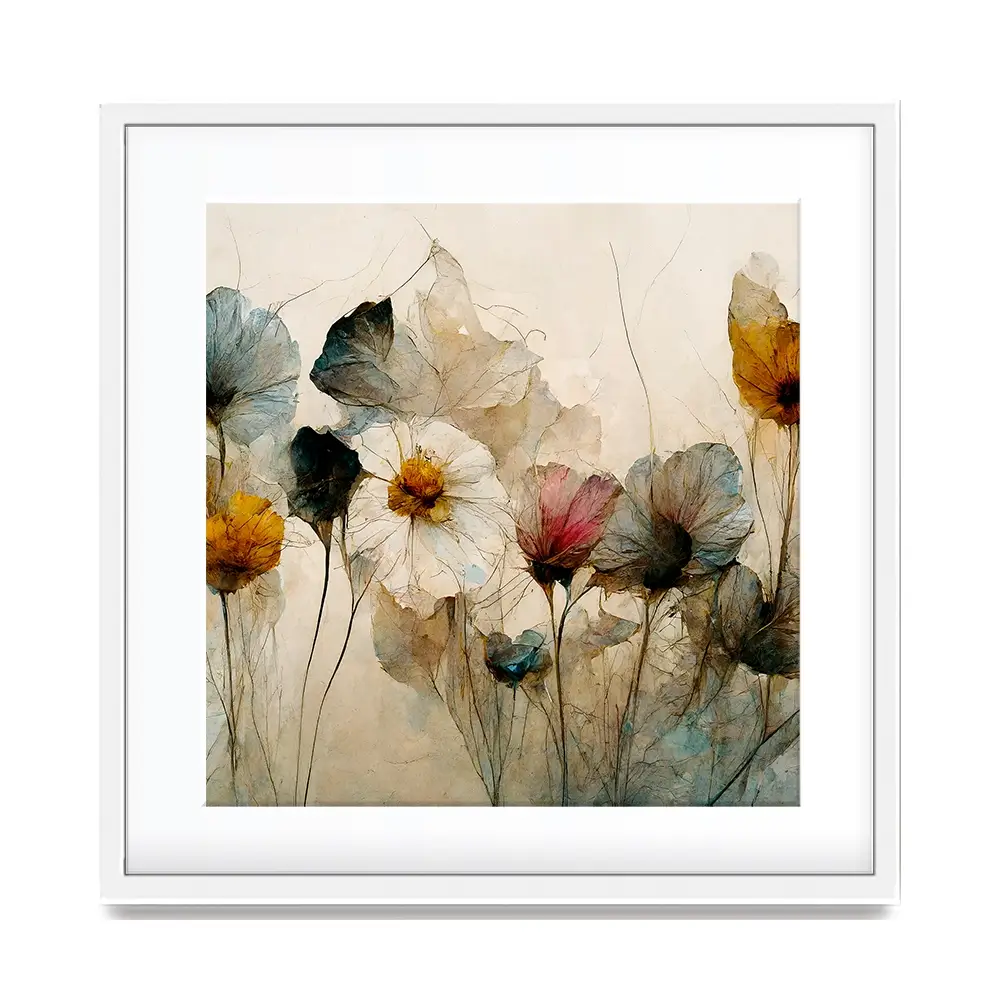 Dry Bouquet Square Framed Art Print Dry Bouquet Square Framed Art Print wall art product Treechild