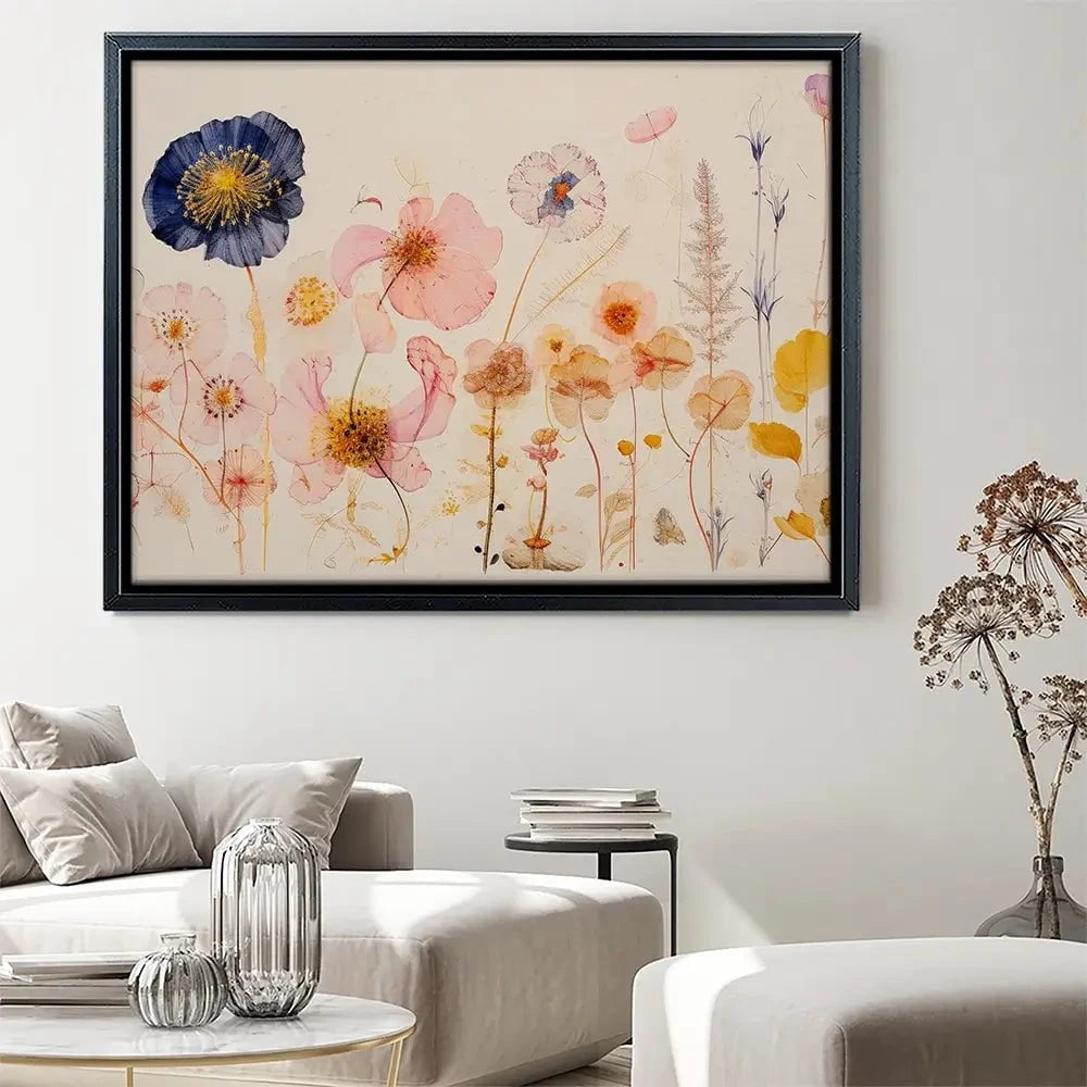 Dry Flower Collection Canvas Print Dry Flower Collection Canvas Print wall art product Treechild