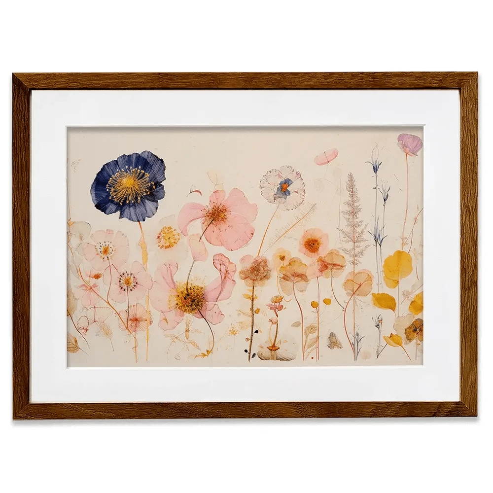Dry Flower Collection Framed Art Print Dry Flower Collection Framed Art Print wall art product Treechild