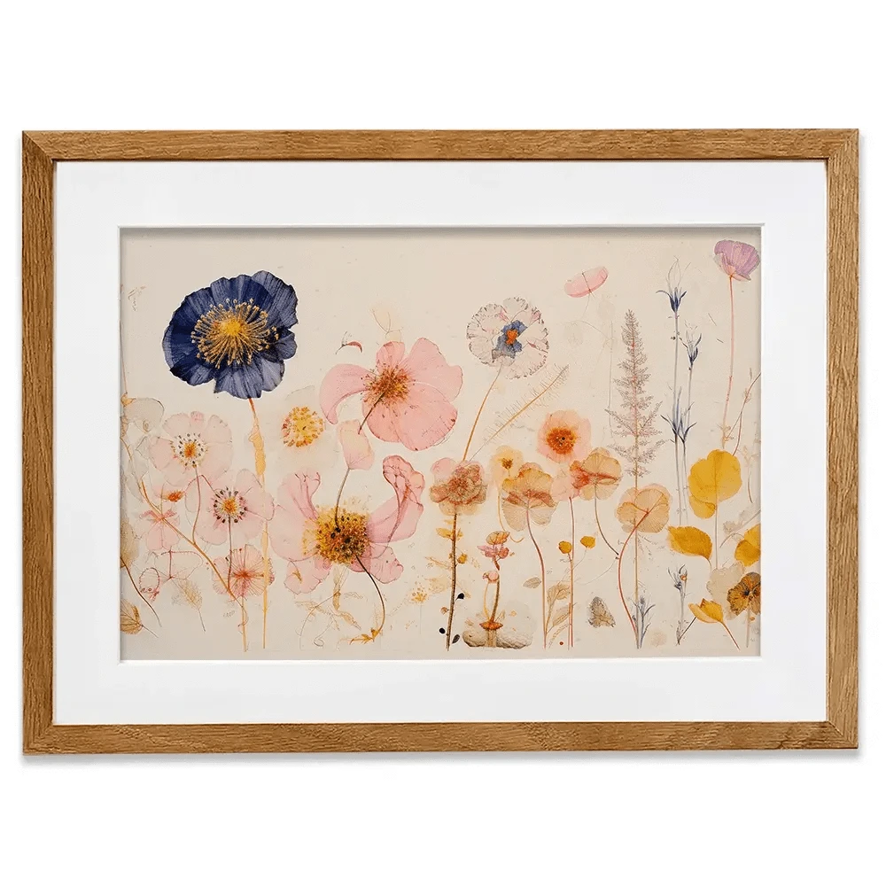 Dry Flower Collection Framed Art Print Dry Flower Collection Framed Art Print wall art product Treechild