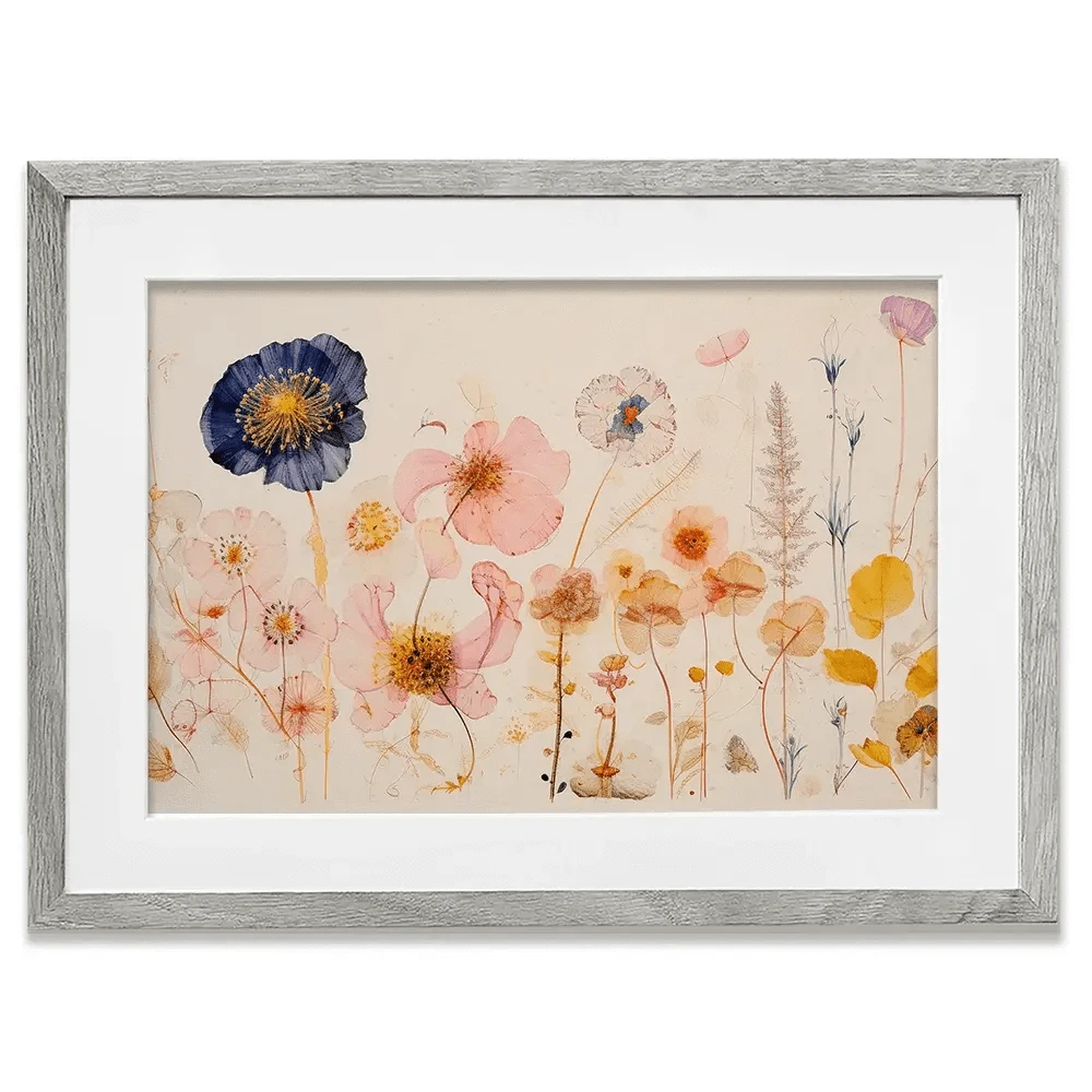 Dry Flower Collection Framed Art Print Dry Flower Collection Framed Art Print wall art product Treechild