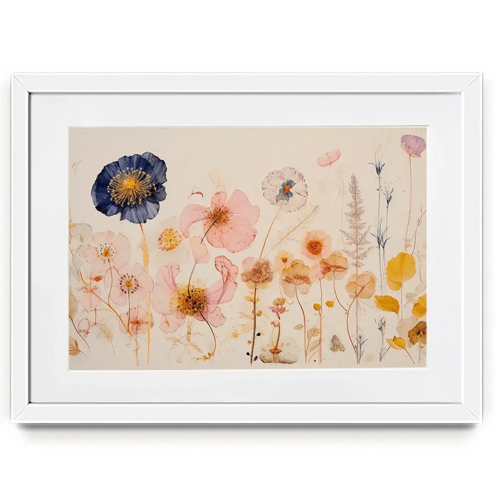 Dry Flower Collection Framed Art Print Dry Flower Collection Framed Art Print wall art product Treechild